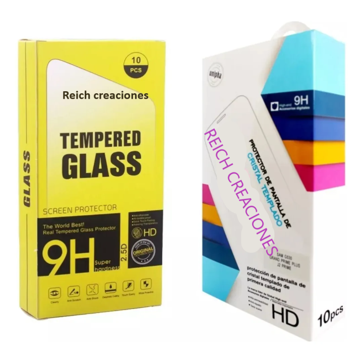 CAJA CON 10 MICAS DE CRISTAL TEMPLADO Y 20 PAÑOS