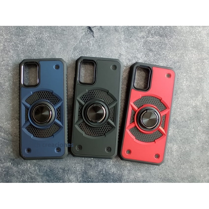 FUNDA ESCUDO CON ANILLO MAGNETICO VARIAS MARCAS