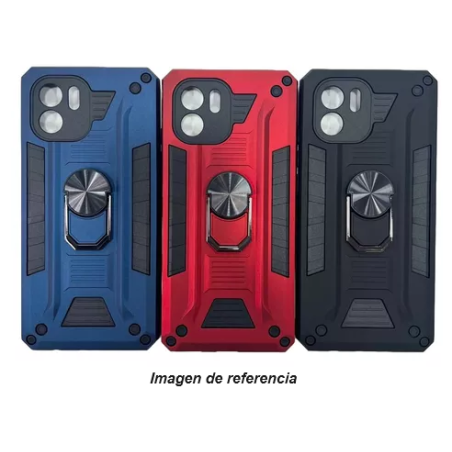 Funda anillo magnetico para MOTOROLA E6 Play  y mica