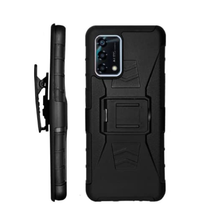 FUNDA DE USO RUDO CON CLIP DISEÑO ROBOT