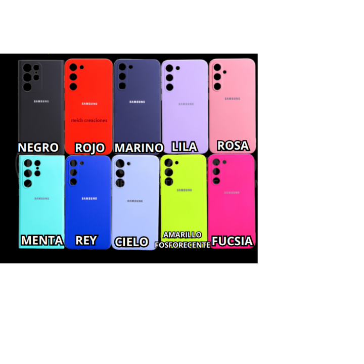 Funda case Silicon Cover colores