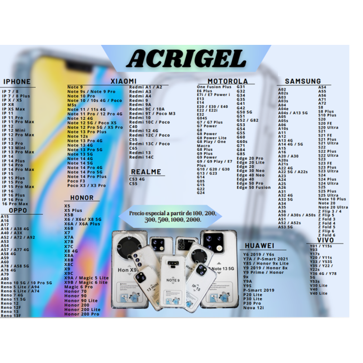 Acrigel transparente para todas las marcas ideal para decorar