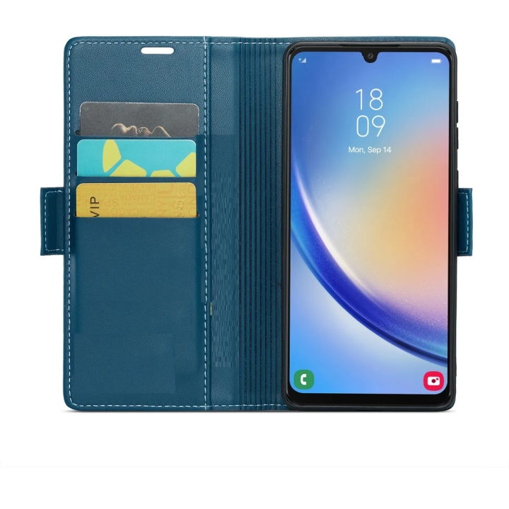 FUNDA CARTERA CON TARJETERO PIEL VEGANA