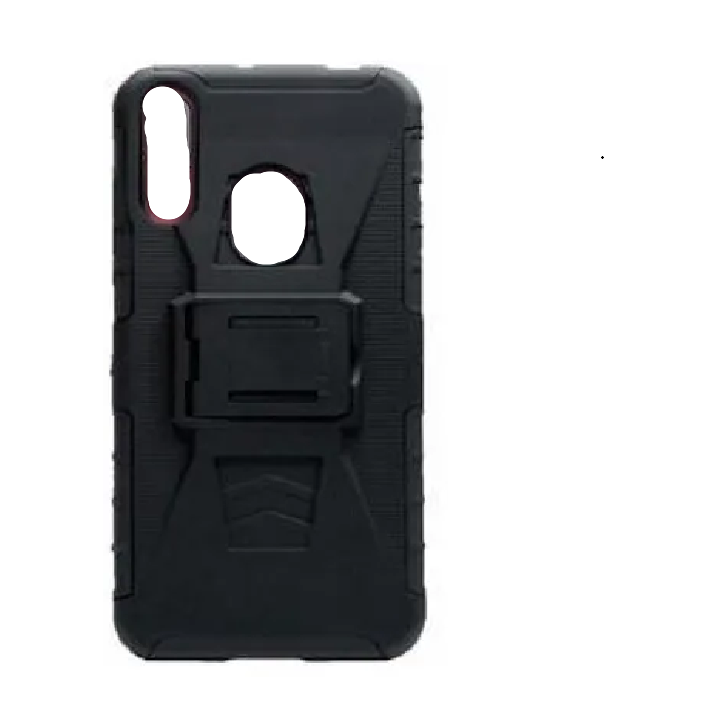 FUNDA CON CLIP ZTE E6 PLUS CON MICA