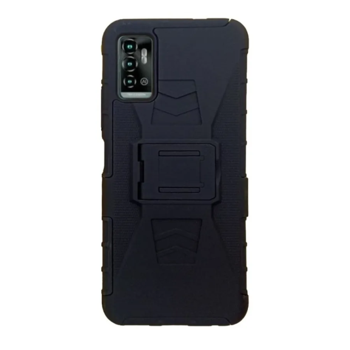 FUNDA CON CLIP ZTE BLADE A71 CON MICA