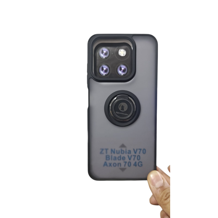 FUNDA ANILLO PARA ZTE NUBIA V70 BLADE V70 Y  AXON 70 CON MICA