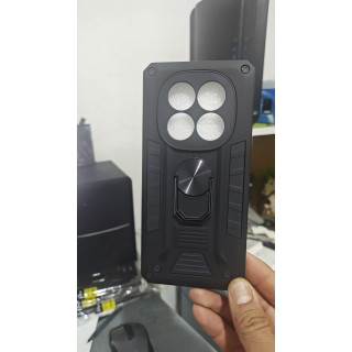 FUNDA CON ANILLO PARA POCO X7 CON MICA